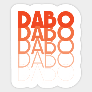 Dabo Sticker